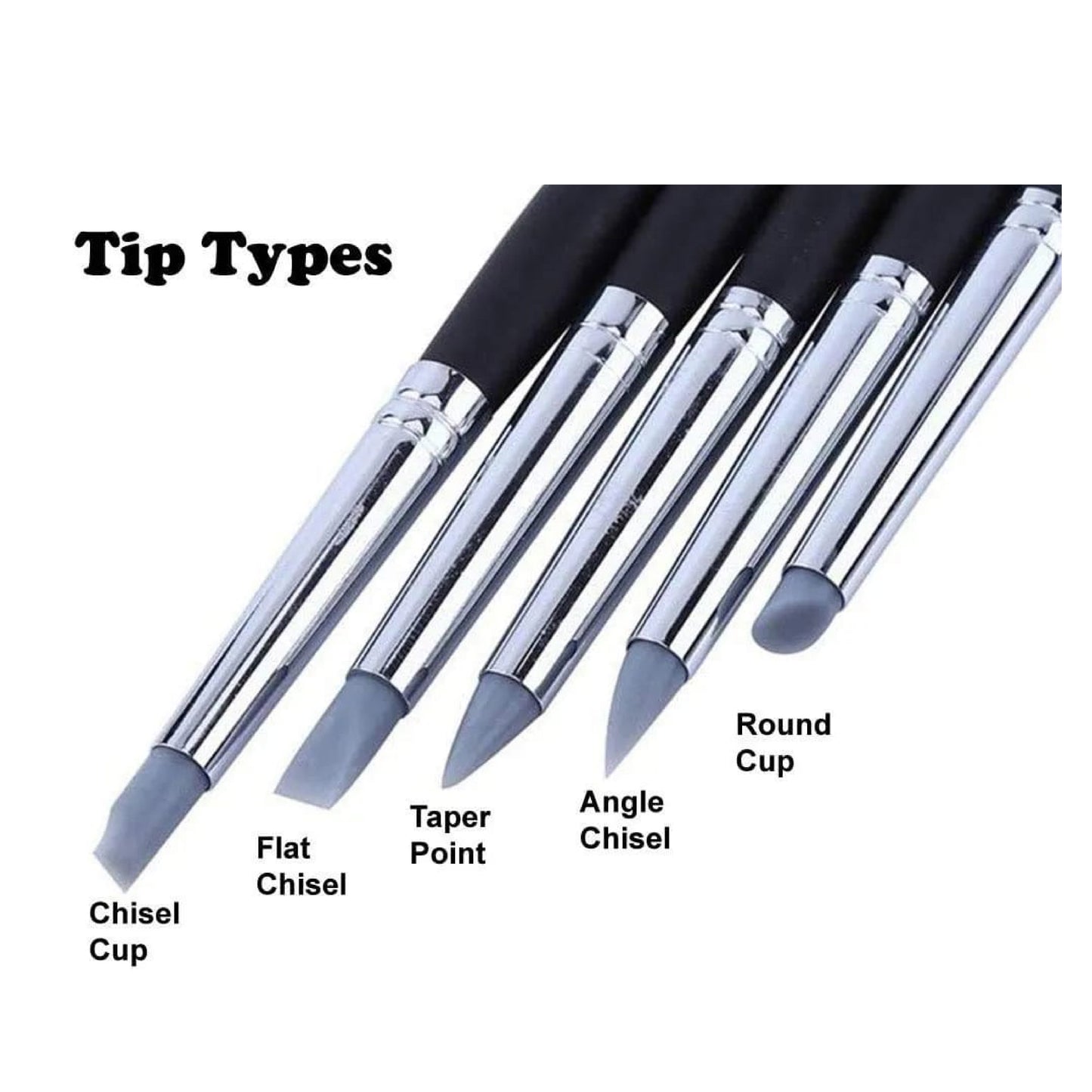 I veener + Composite silicon brushes