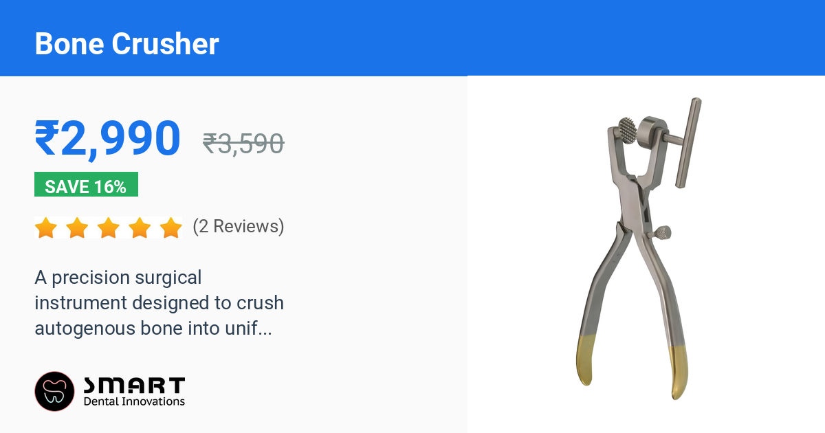 Bone Crusher - Pack: Generic | New Product, Implantology