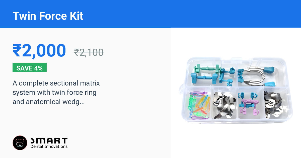 Twin Force Kit - Pack Size: Generic | Endodontics, Restorative