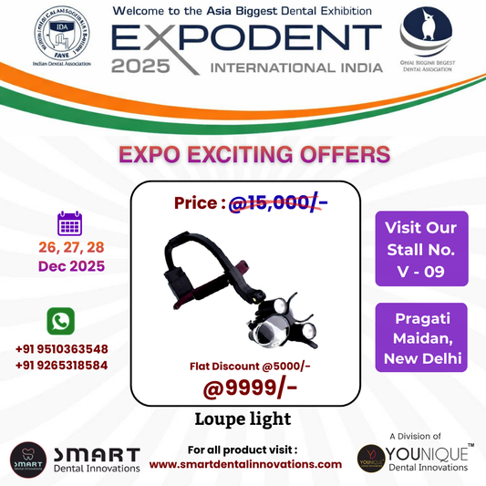 Younismart dental loupe & light