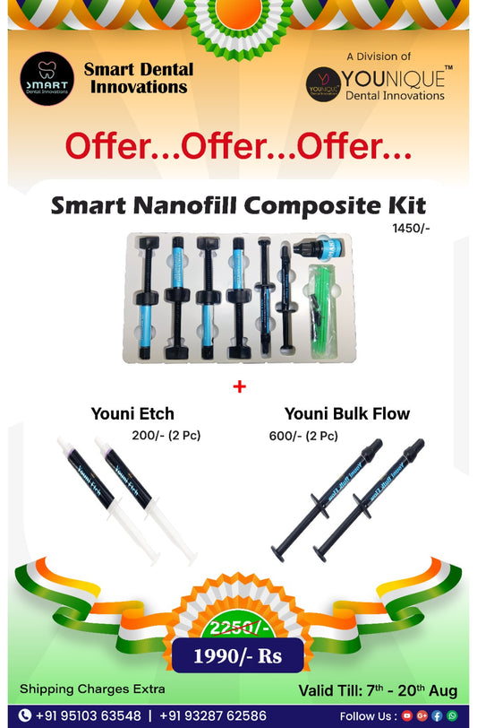 Smart Nanofill Composite Kit+Youni Etch+Youni Bulk Flow