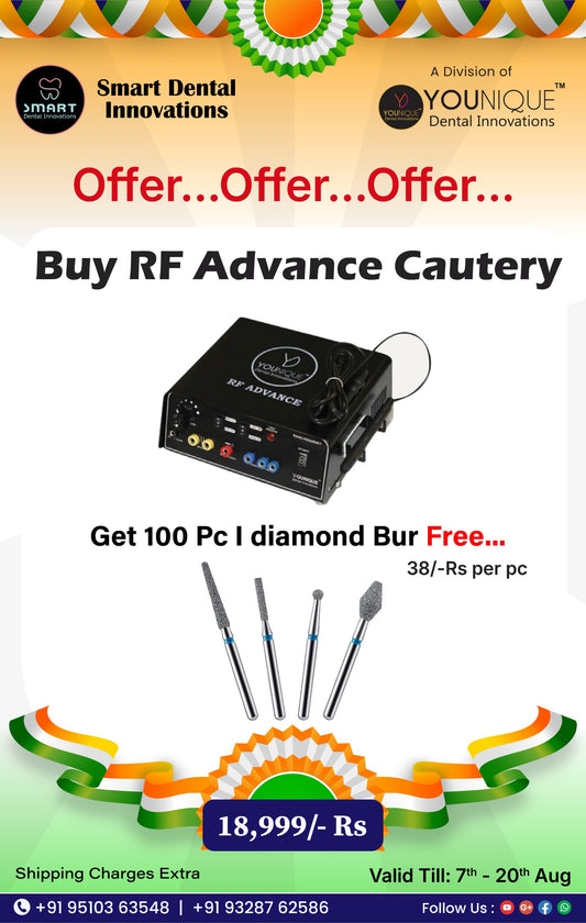 RF Advance Cautery +100 Burs Free