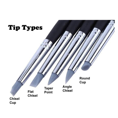 I veener + Composite silicon brushes