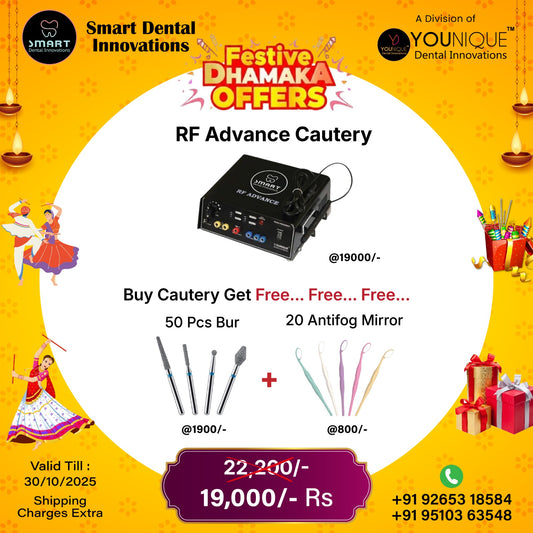 RF Advance Cautery (Get 50 Pcs Bur + 20 Antifog Mirror)