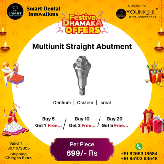 Multiunit Straight Abutment