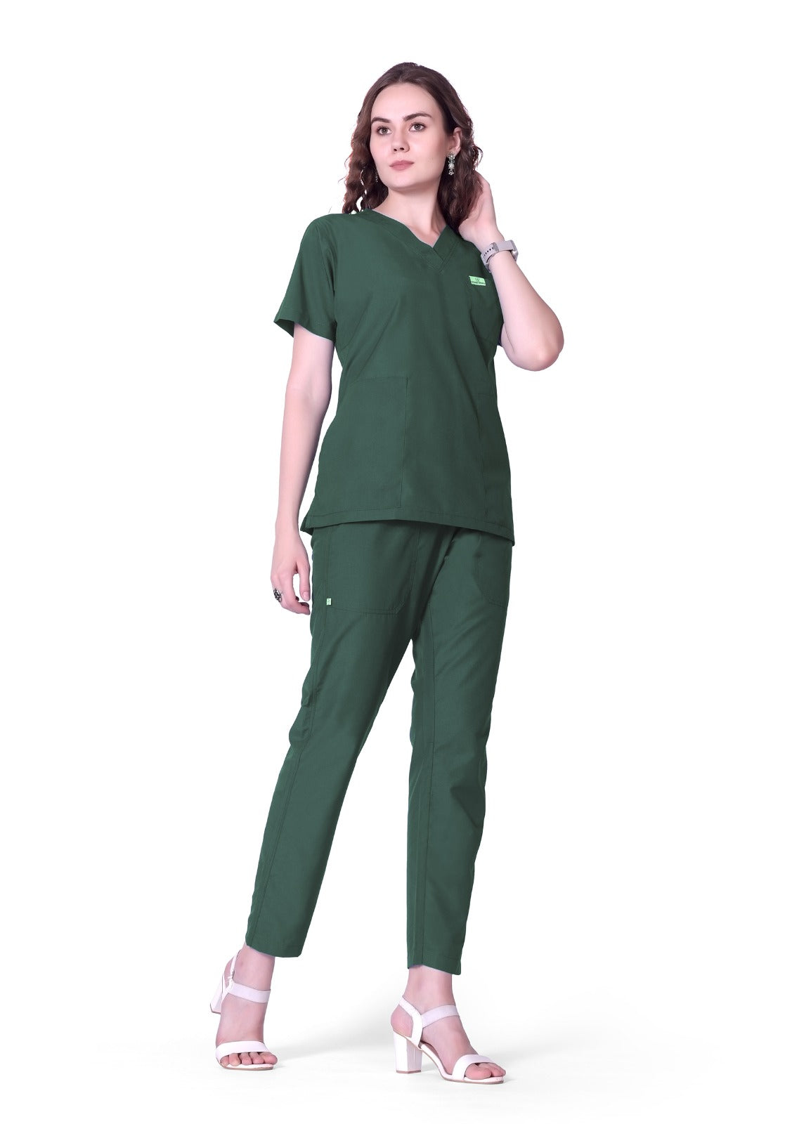 Smart Med Scrub - Dark Green