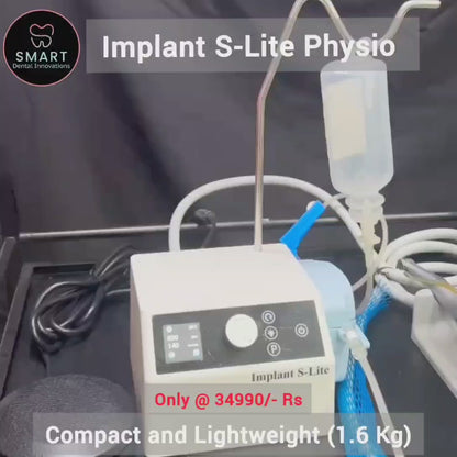 Implant S Lite Physio + Implant Handpiece + Surgical External Irrigation Straight Handpiece