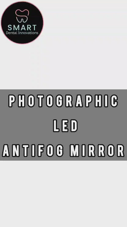 Photography Mirrior With Led Anti Fog - Photography Mirrior Stainless Steel Set of 3